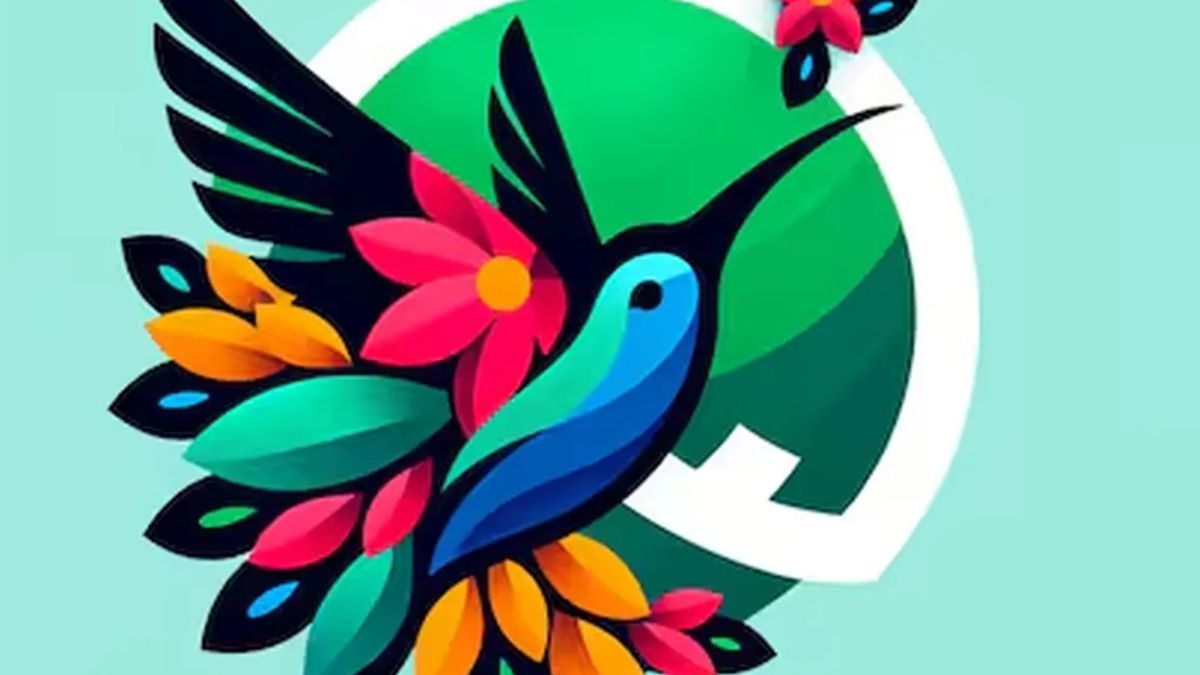 El modo colibrí de WhatsApp. El modo colibrí de WhatsApp.