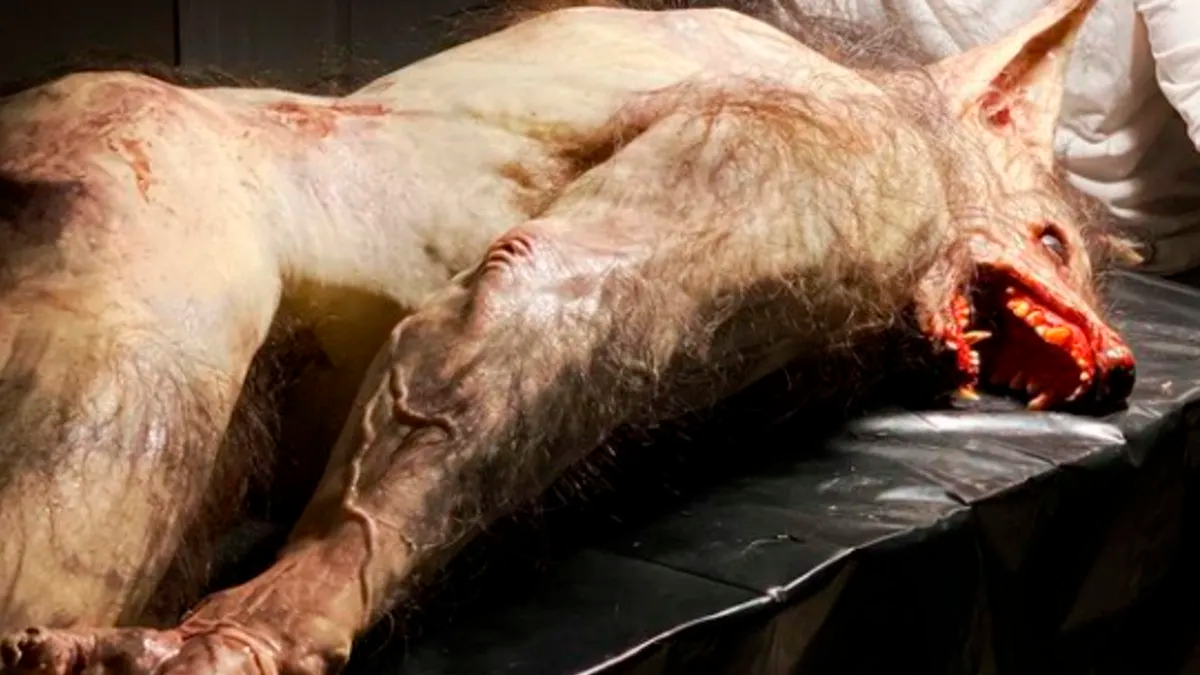 También aclararon que las imágenes falsas que circulan en WhatsApp sobre los supuestos “hombres lobo” corresponden a las criaturas creadas por el artista de efectos especiales Joseph-Rob Cobasky.