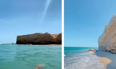 La playa argentina que se hizo viral por su agua turquesa y transparente La playa argentina que se hizo viral por su agua turquesa y transparente