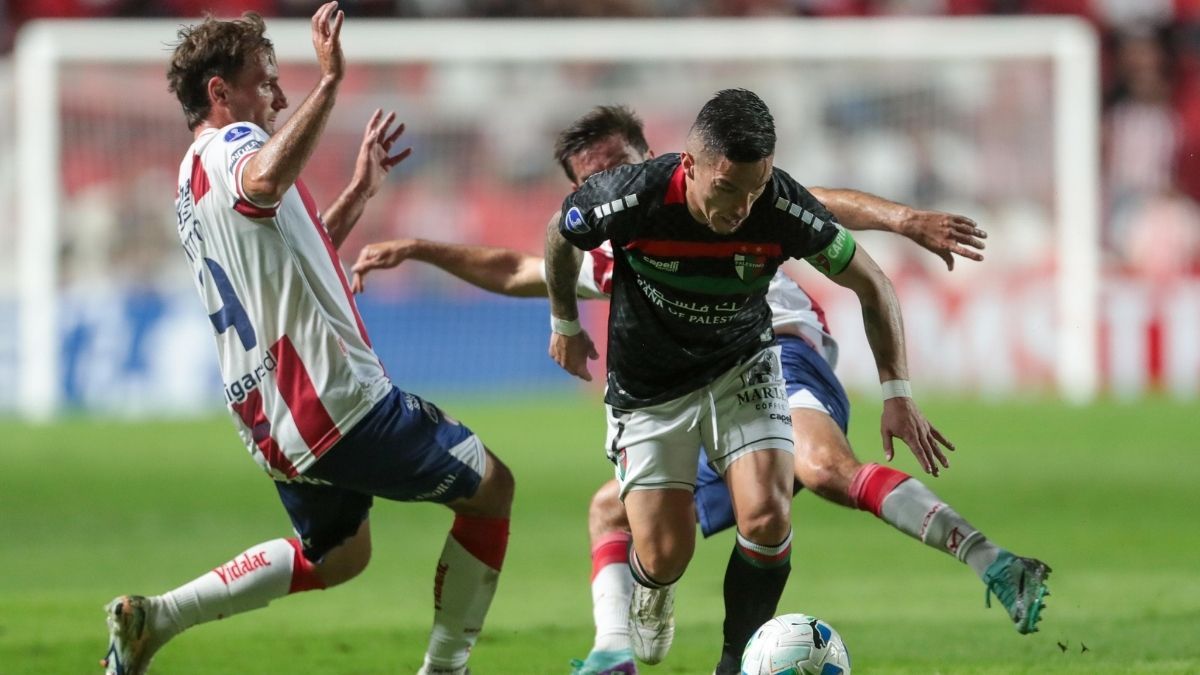 Bruno Pittón en Unión vs Palestino. Bruno Pittón en Unión vs Palestino.