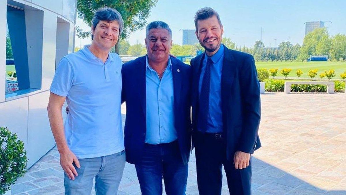Chiqui Tapia reunió a Pergolini y Tinelli para definir derechos del fútbol en la TV