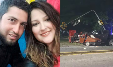 La camioneta Amarok, conducida por un joven impactó de lleno con el Renault 12 en José C. Paz. La camioneta Amarok, conducida por un joven impactó de lleno con el Renault 12 en José C. Paz.