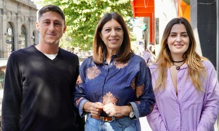 Julio Paco Garibaldi, Clara García y Lionella Cattalini. Julio Paco Garibaldi, Clara García y Lionella Cattalini.