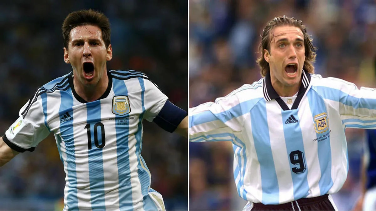 El emotivo mensaje de Batistuta para Lionel Messi por compartir su récord de goles mundialistas