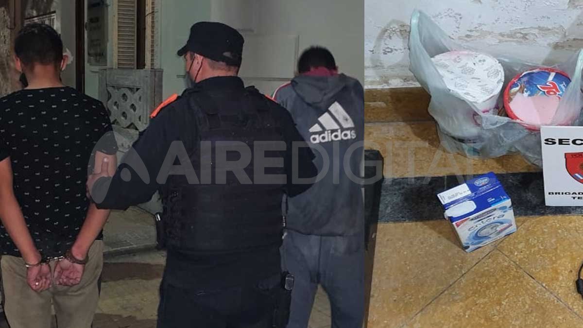 Dos detenidos por el robo a la heladería Grido