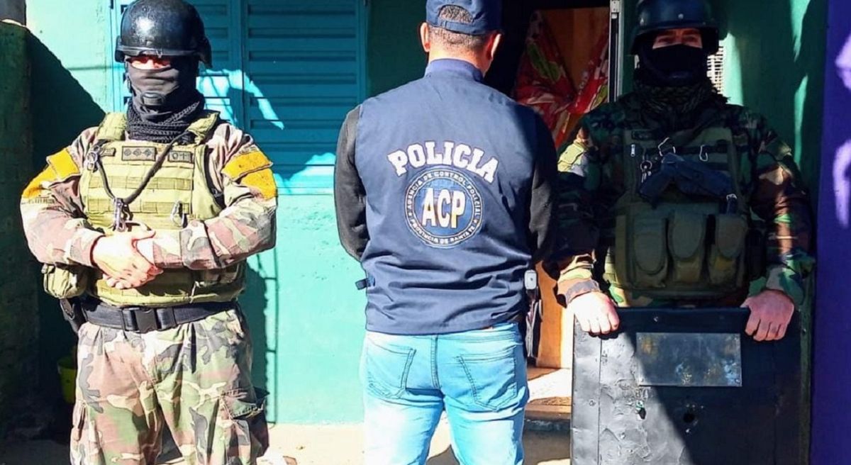 La policía entró al domicilio a partir de una denuncia radicada en la dependencia.