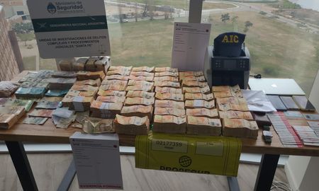 El hallazgo se dio a partir de un allanamiento ordenado por la Justicia provincial. El hallazgo se dio a partir de un allanamiento ordenado por la Justicia provincial.