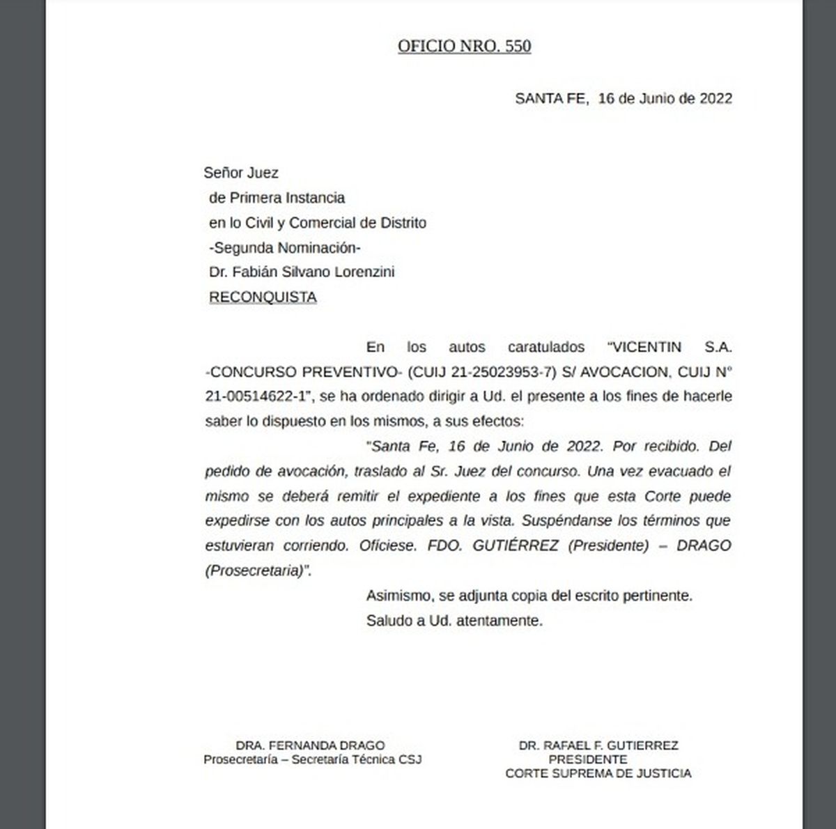 A dos semanas del plazo máximo para que la empresa Vicentin acuerde el pago de una deuda millonaria que mantiene con los acreedores (vencía el 30 de junio), el trato es toda una incógnita.