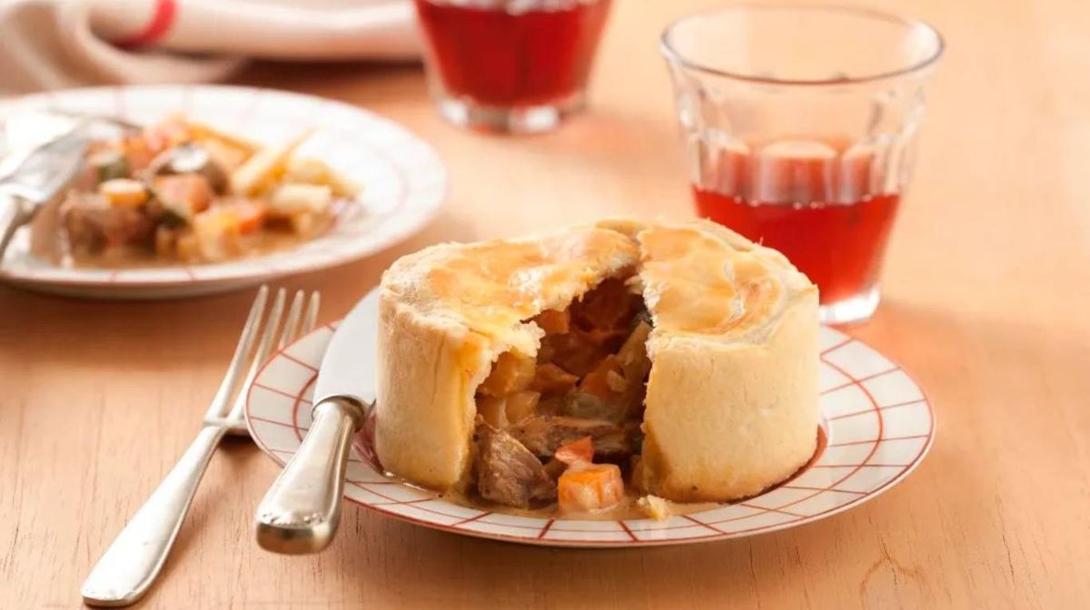 Pastel de cordero y legumbres