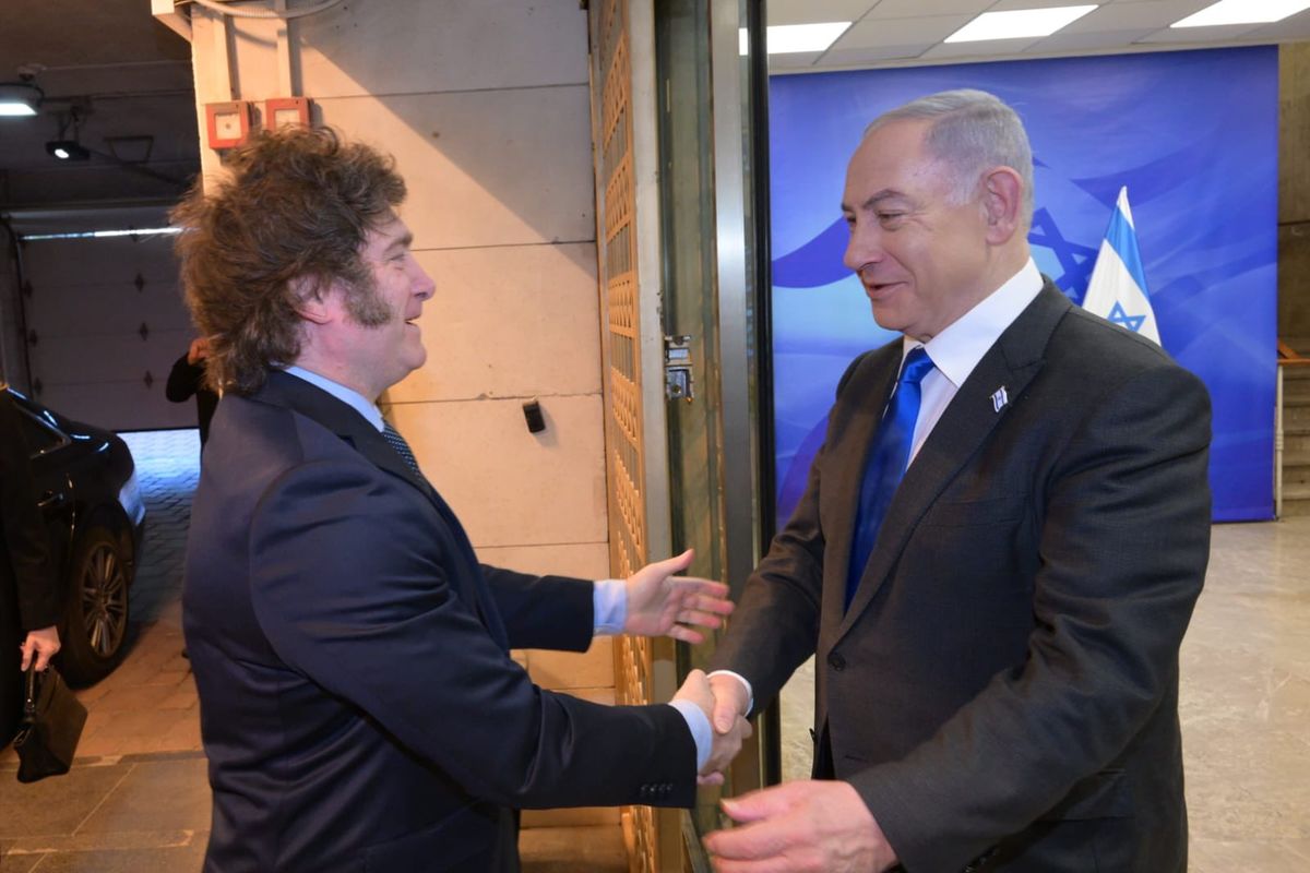 Javier Milei expresó la semana última su respaldo a Israel y Estados Unidos en la guerra que mantienen con Irán