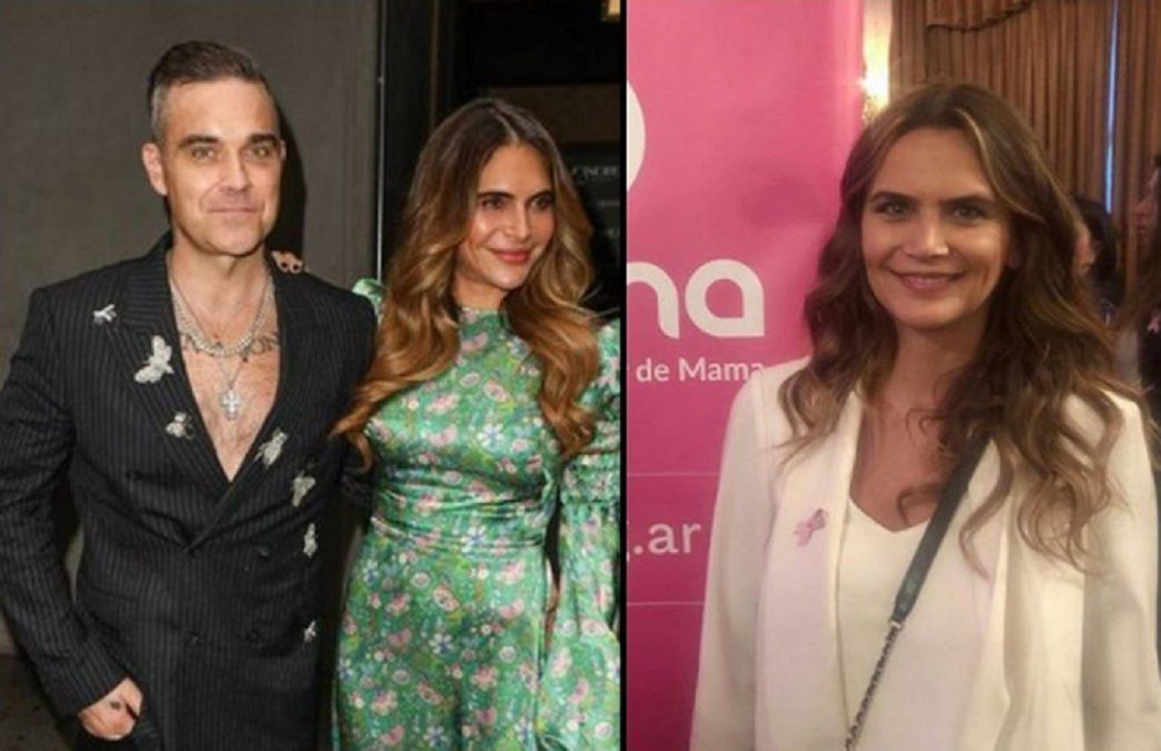 No la olvida: Robbie Williams tiene una esposa igual a Granata; en las redes lo gastan y es TT