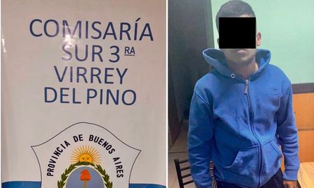 Tomy (17) uno de los dos sospechosos detenidos como presunto partícipe del crimen Tomy (17) uno de los dos sospechosos detenidos como presunto partícipe del crimen