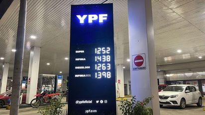 YPF incrementó los precios de sus combustibles: así quedaron en la ciudad de Santa Fe