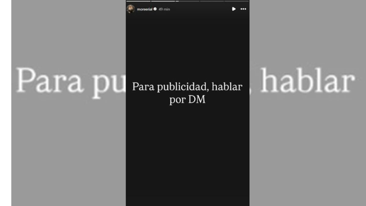 Morena Rial utilizó su cuenta de Instagram desde la cárcel para ofrecer publicidad. Morena Rial utilizó su cuenta de Instagram desde la cárcel para ofrecer publicidad.