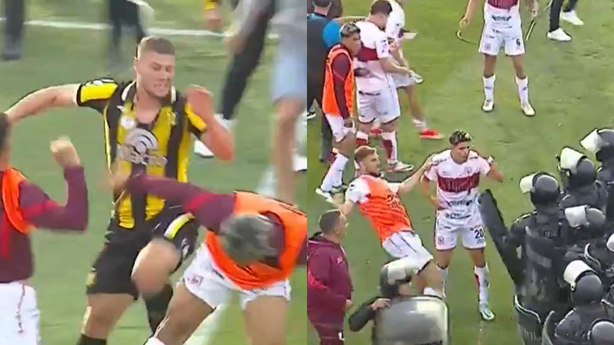 Escándalo en Puerto Madryn: piñas, gas pimienta y un final caliente tras la clasificación del Aurinegro