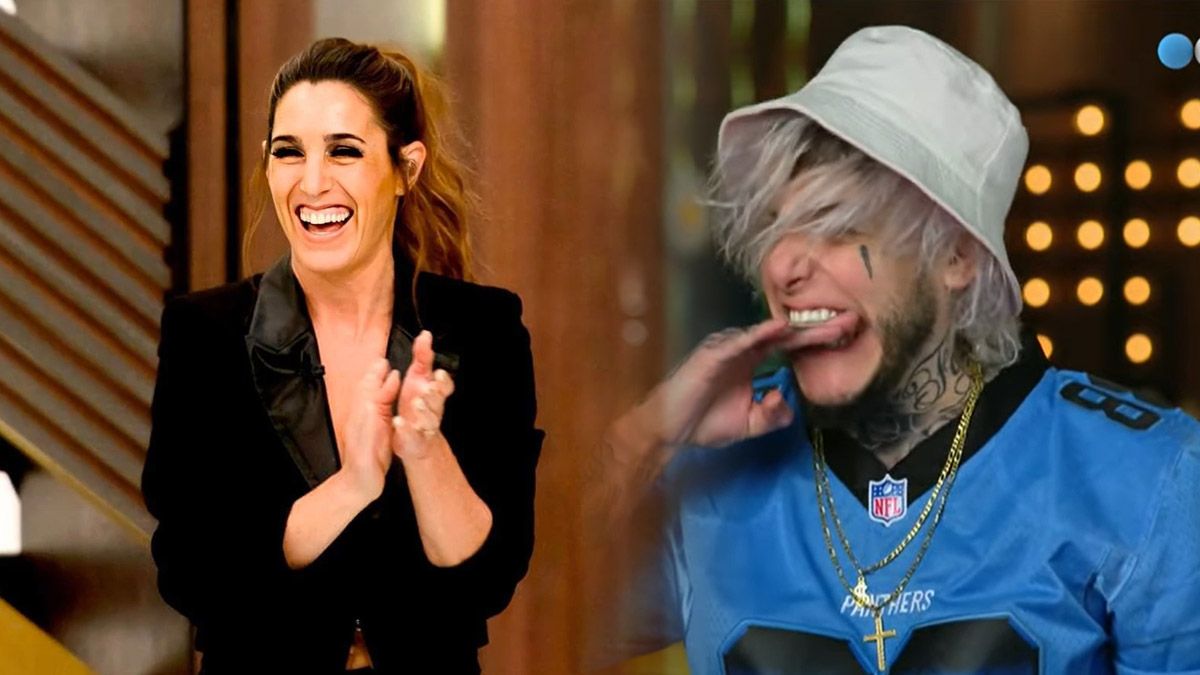 Alex Caniggia le tiro onda a Soledad Pastorutti