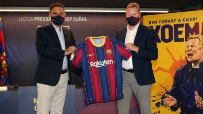 Barcelona presentó a Ronald Koeman como nuevo DT y aseguró que quiere que 