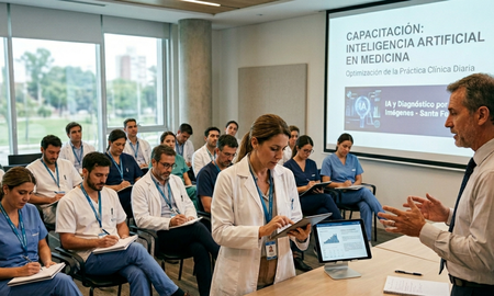 inteligencia artificial en medicina: capacitan a profesionales de la salud de santa fe para optimizar la practica clinica diaria inteligencia artificial en medicina: capacitan a profesionales de la salud de santa fe para optimizar la practica clinica diaria
