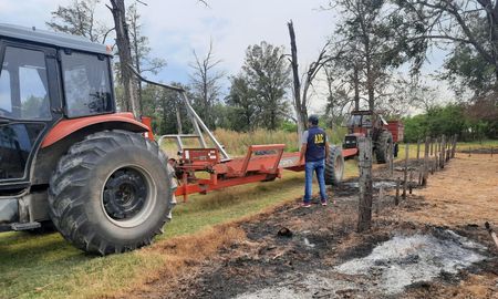 La joven pareja es investigada por incendiar su propio campo en perjuicio de los arrendadores. La joven pareja es investigada por incendiar su propio campo en perjuicio de los arrendadores.