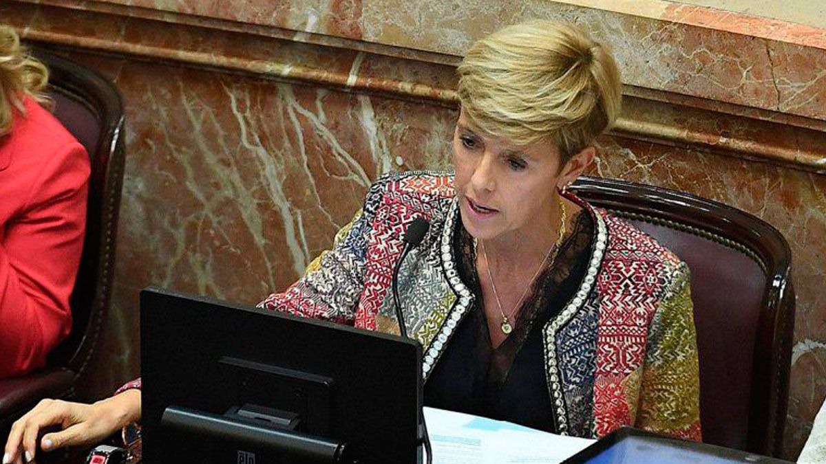 La senadora García Larraburu votó en contra de la legalización del aborto en 2018. En esta oportunidad