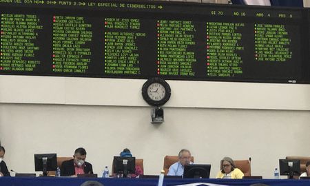 El parlamento de Nicaragua aprobó la ley de Ciberdelito, que permite al Gobierno dar cárcel a quienes consideren que publican noticias falsas. El parlamento de Nicaragua aprobó la ley de Ciberdelito, que permite al Gobierno dar cárcel a quienes consideren que publican noticias falsas.