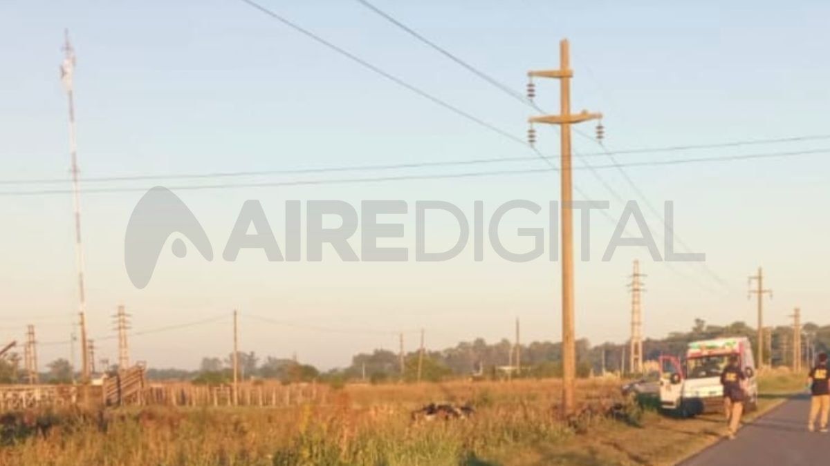 El choque en el que perdió la vida el joven se produjo entre las localidades de Nelson y Laguna Paiva