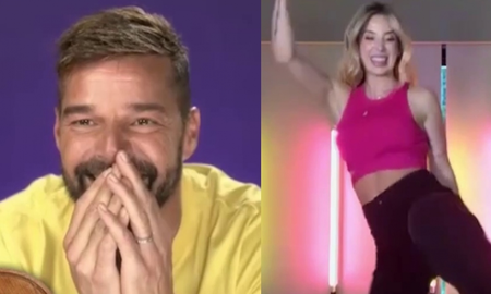 La conductora de La Peña de Morfi, Jésica Cirio, le mostró al cantante cómo le sale el baile de Que rico fuera, que se volvió viral en las redes sociales. La conductora de La Peña de Morfi, Jésica Cirio, le mostró al cantante cómo le sale el baile de Que rico fuera, que se volvió viral en las redes sociales.