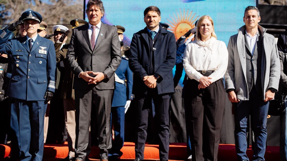 El intendente de Funes y el gobernador de Santa Fe