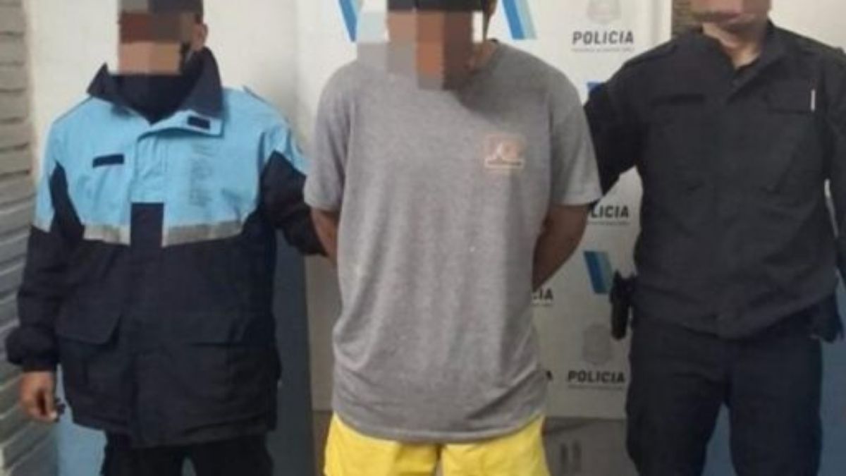 El agresor fue detenido e imputado por amenazas calificadas y lesiones en contexto de violencia de género.