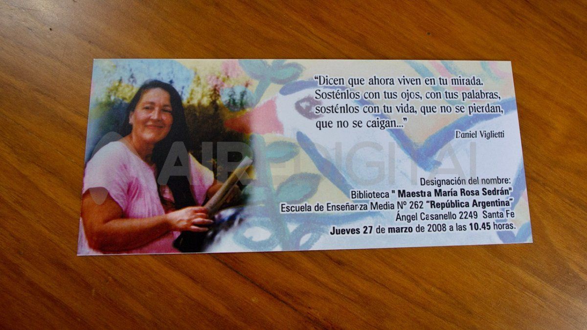 Desde 2008, la biblioteca de la Escuela de Enseñanza Media N° 262