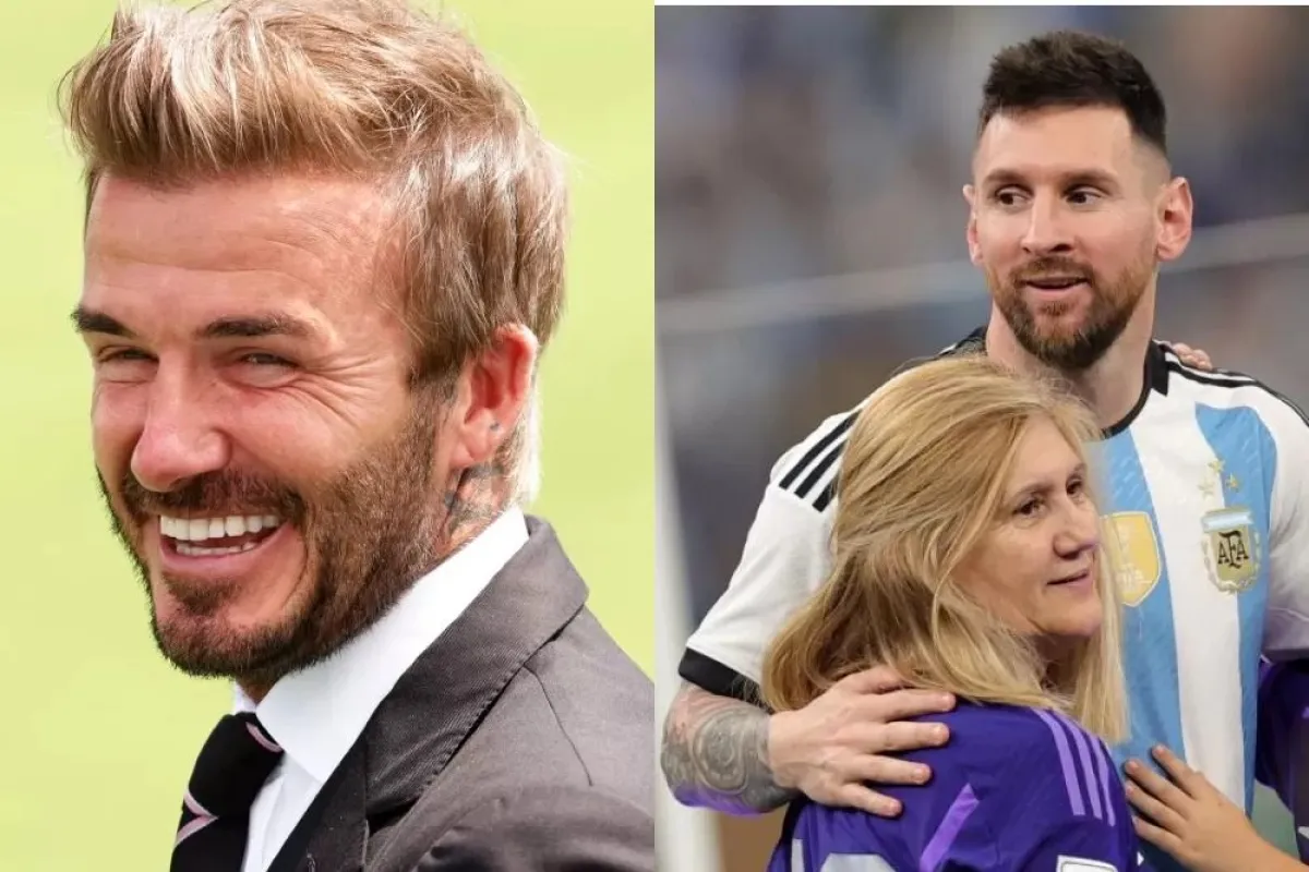 El inesperado encuentro entre David Beckham y la mamá de Lionel Messi.