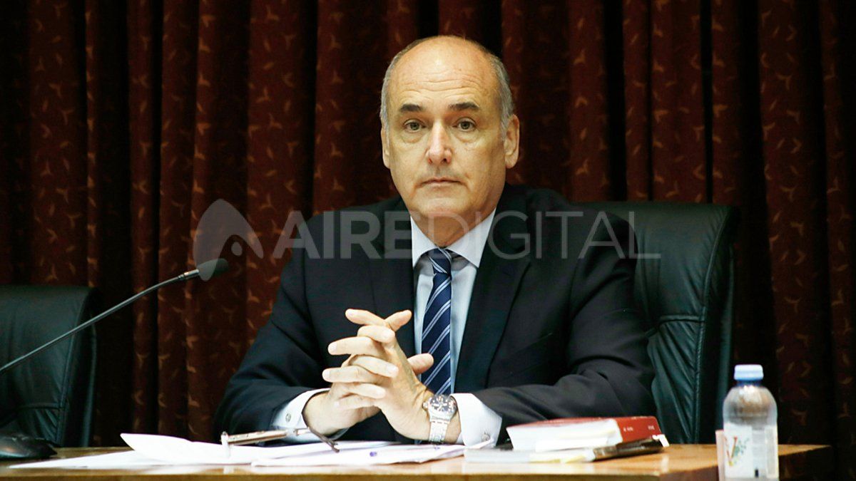 El juez Pablo Busaniche presidió la audiencia 