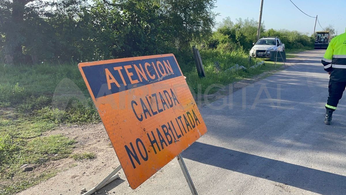Repavimentación en el Acceso Norte. Repavimentación en el Acceso Norte.