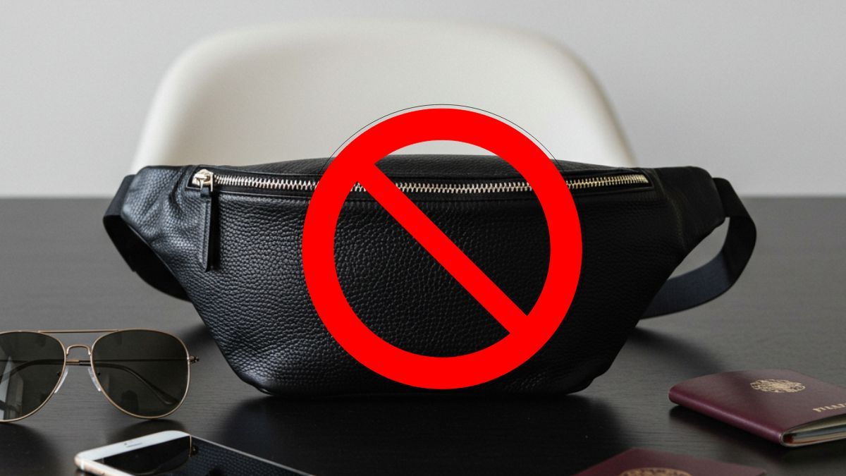 La riñonera cambia al bolso cruzado.