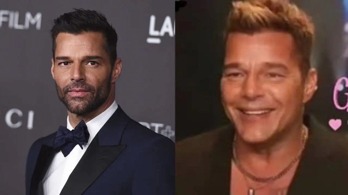 Ricky Martin se dejó ver en una grabación tras de la lluvia de memes y críticas sobre un supuesto retoque en la cara. ¡Mirá!