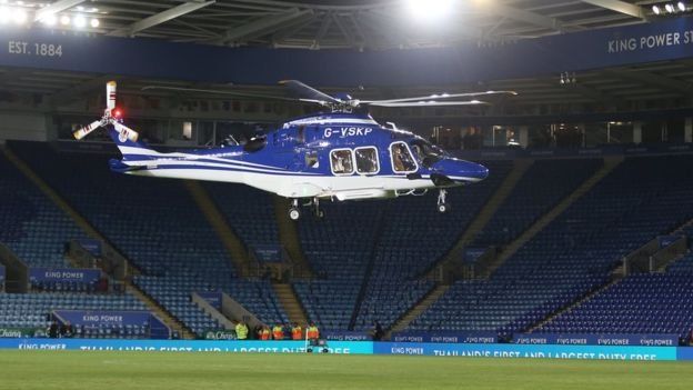 El vídeo que muestra la caída del helicóptero en Leicester