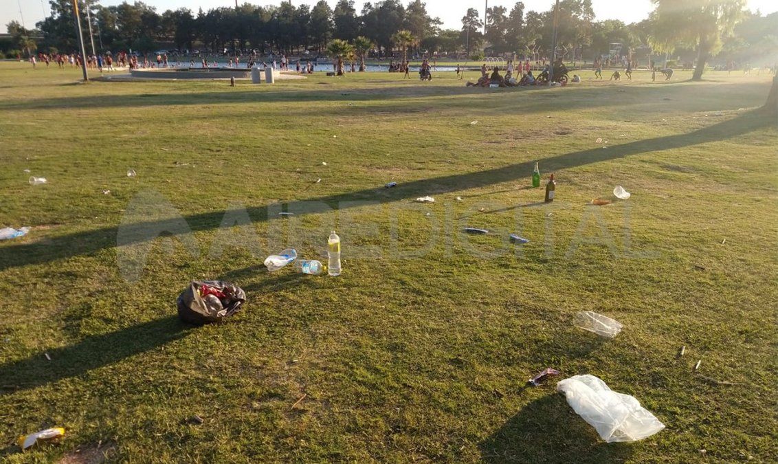 Así se veía el Parque del Sur durante la tarde del sábado.&nbsp;