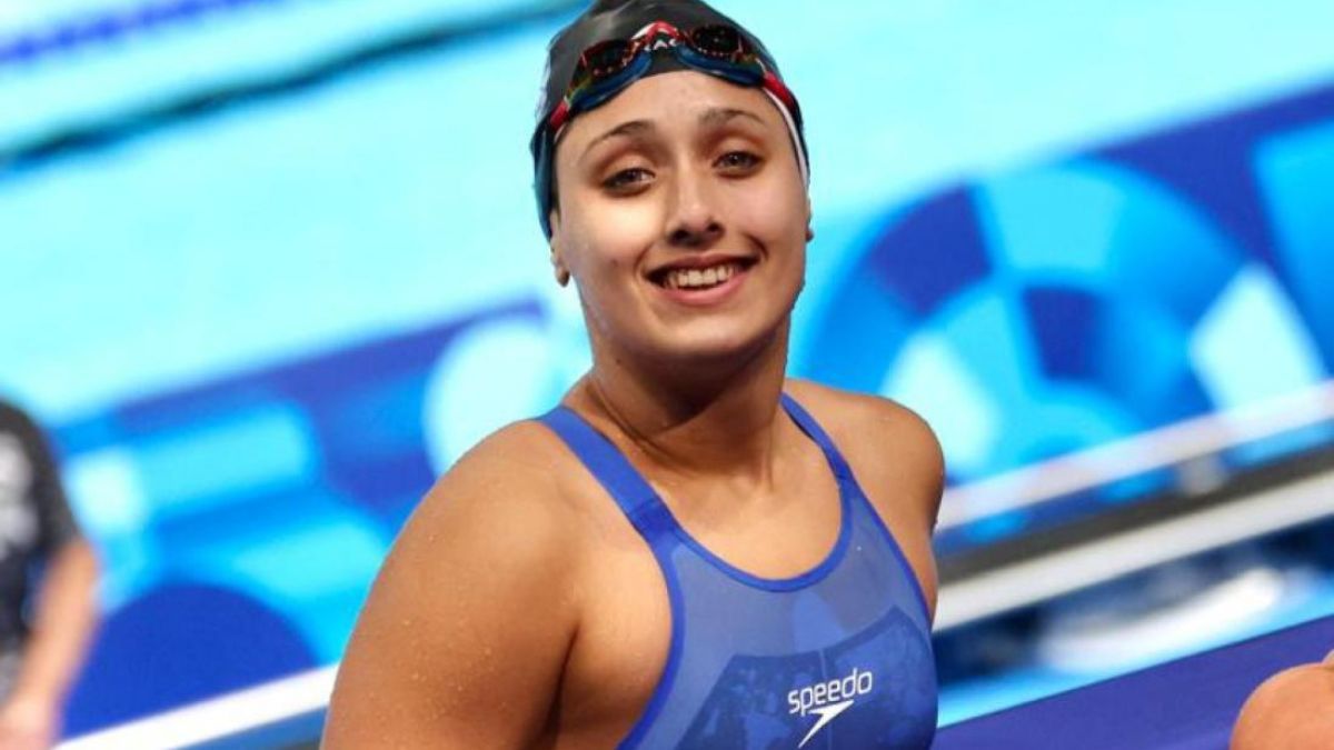 La joven nadadora argentina Agostina Hein brilló en su debut en los Juegos Olímpicos.