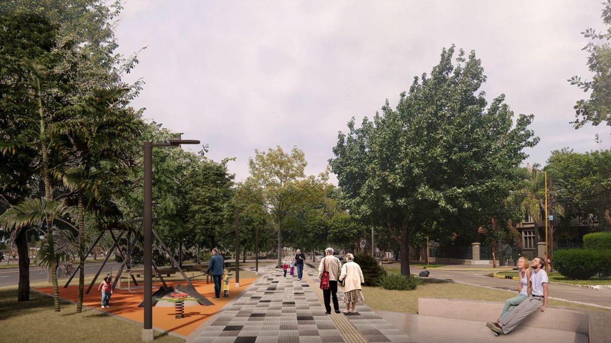 El paseo renovado contará con áreas de juegos infantiles, iluminación general y ornamental, nuevo mobiliario urbano. El paseo renovado contará con áreas de juegos infantiles, iluminación general y ornamental, nuevo mobiliario urbano.