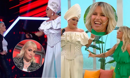 Flor Peña recibió a la participante de La Voz Argentina en Flor de Equipo, y le hizo una divertida humorada a Lali sobre su estatura. Flor Peña recibió a la participante de La Voz Argentina en Flor de Equipo, y le hizo una divertida humorada a Lali sobre su estatura.