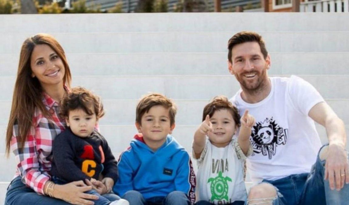 La familia de Antonela Roccuzzo y Messi no para de conmover en las redes. 