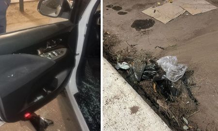 El robo ocurrió durante la madrugada y la ventanilla del auto quedó destrozada. El robo ocurrió durante la madrugada y la ventanilla del auto quedó destrozada.