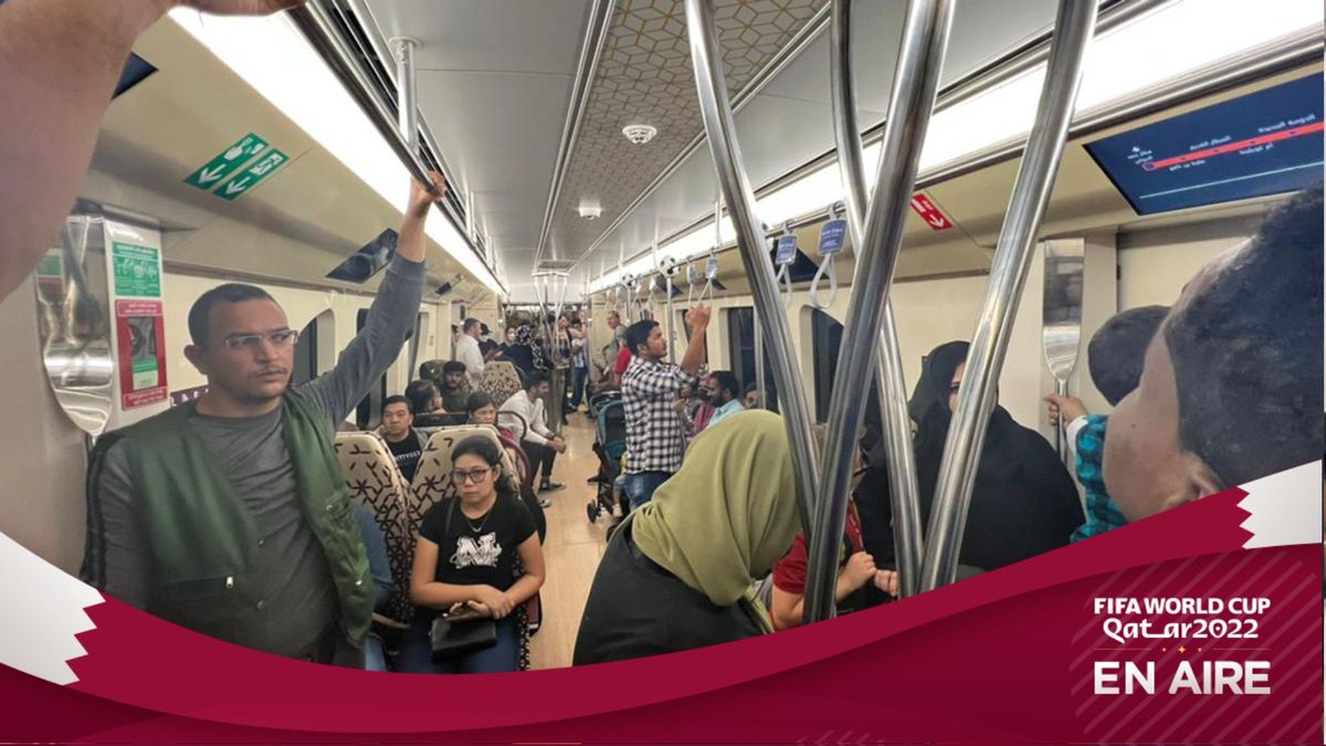 El equipo de AIRE en Qatar muestra un lujoso metro en Doha por dentro.