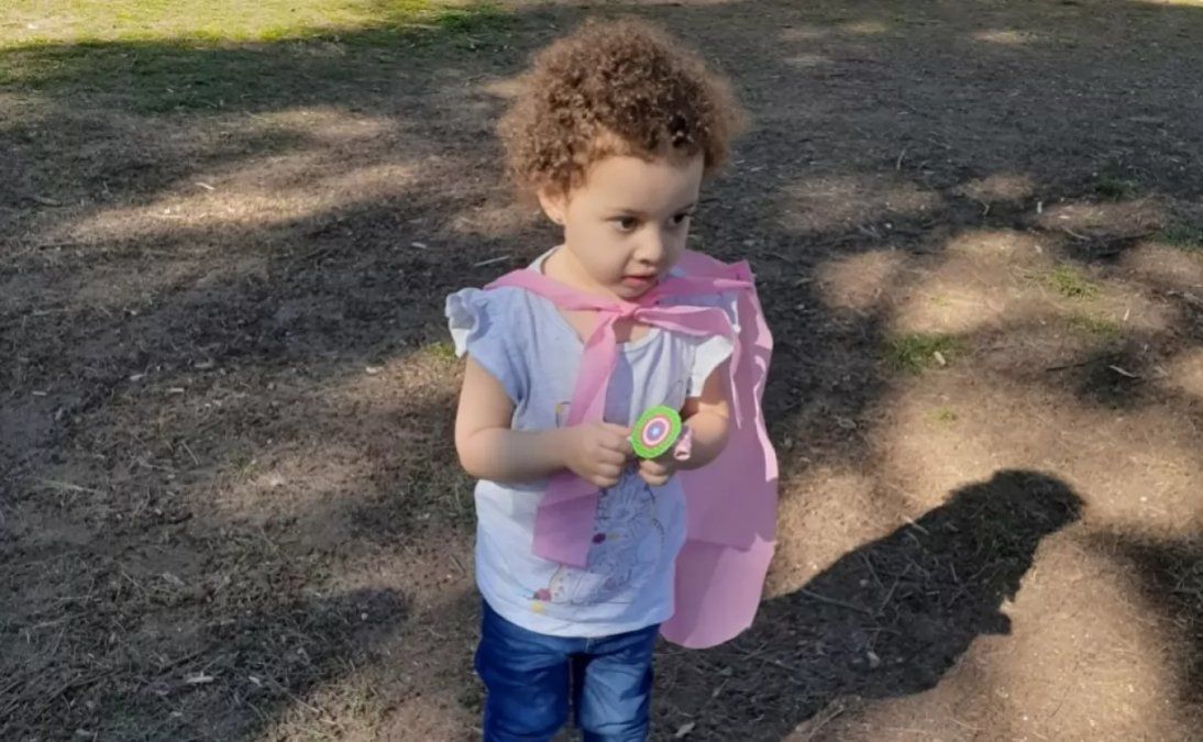 María Victoria Gancedo Dolinski de dos años