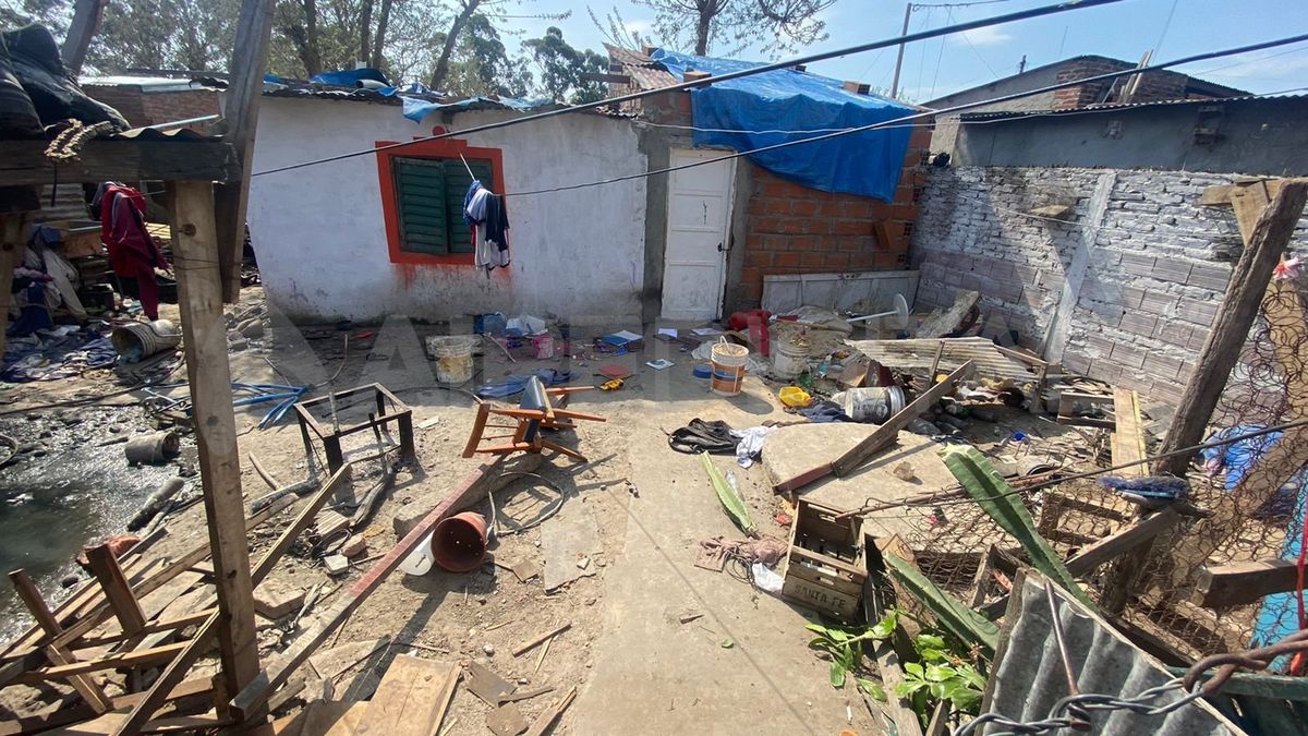 La casa donde se produjo el disparo que terminó con la vida del menor&nbsp;