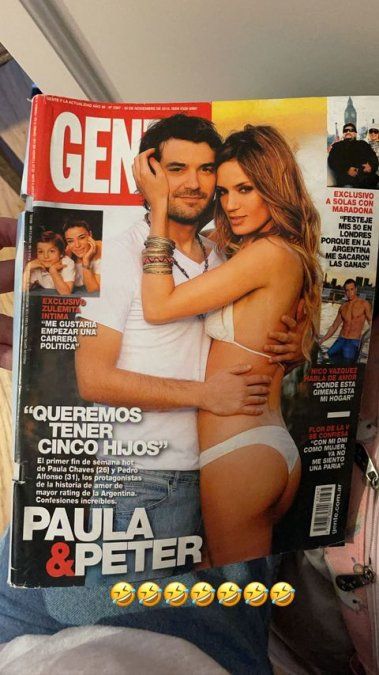 Paula Chaves tomó con mucha gracia las declaraciones que hacía junto a Pedro Alfonso.