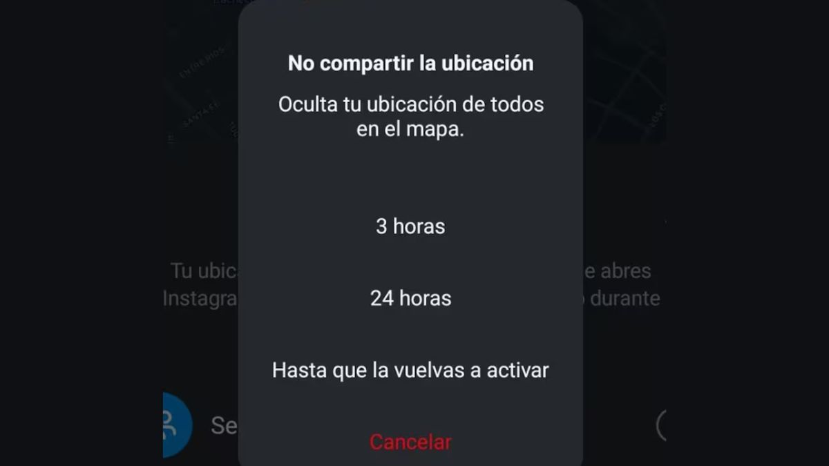 Instagram da la opción de compartir tu ubicación con un límite de horas de 3 a 24. Instagram da la opción de compartir tu ubicación con un límite de horas de 3 a 24.
