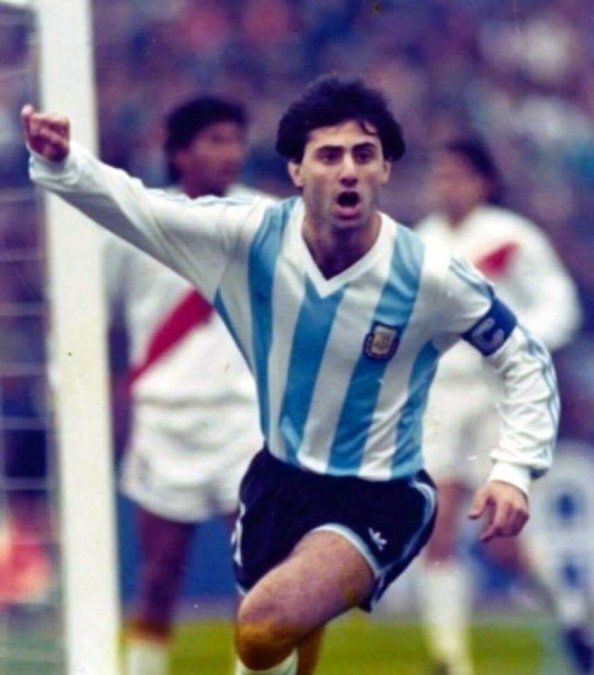 Diego Latorre, en la Copa América 1991.