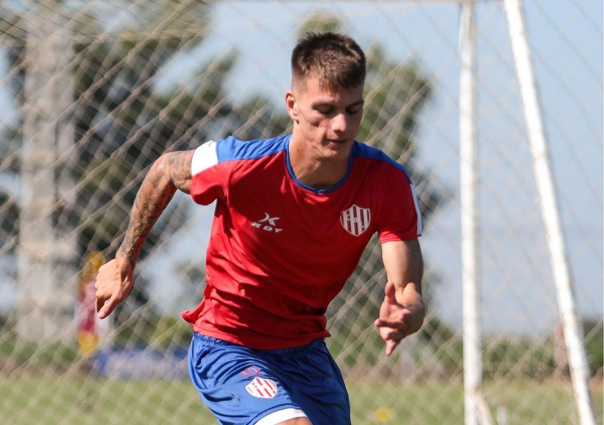 Boca aguarda por él: Kevin Zenón se entrena en la pretemporada de Unión.