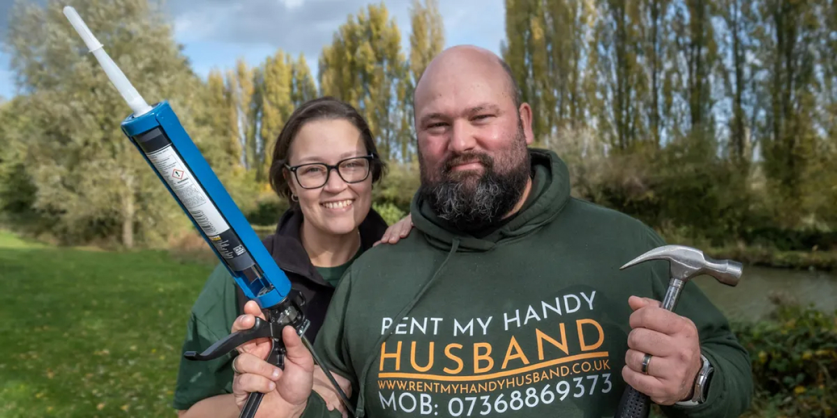 Laura y James comenzaron un particular negocio en Inglaterra.